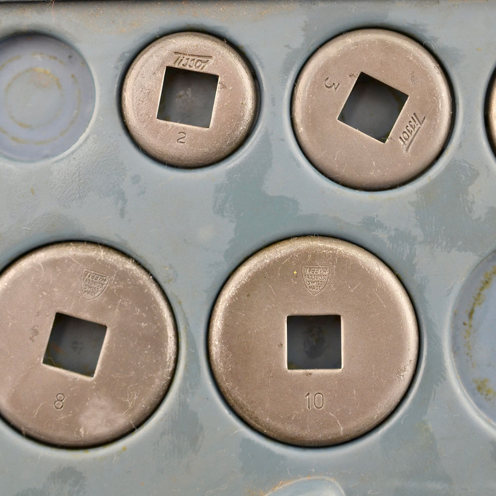 Thumbnail: Vintage Tissot boxed 12 piece case-back wrench tool set