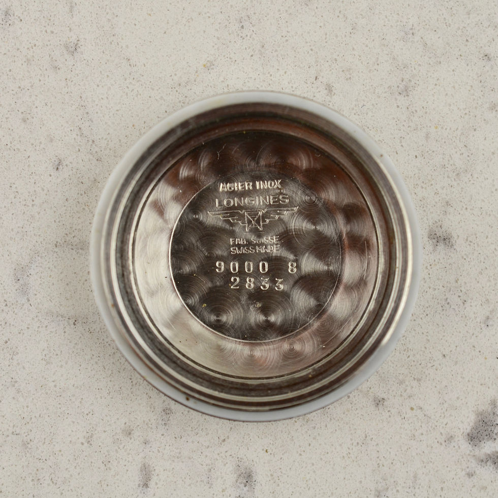 Thumbnail: Longines Automatic Conquest, Tropical dial, ref. 9000-8 in steel