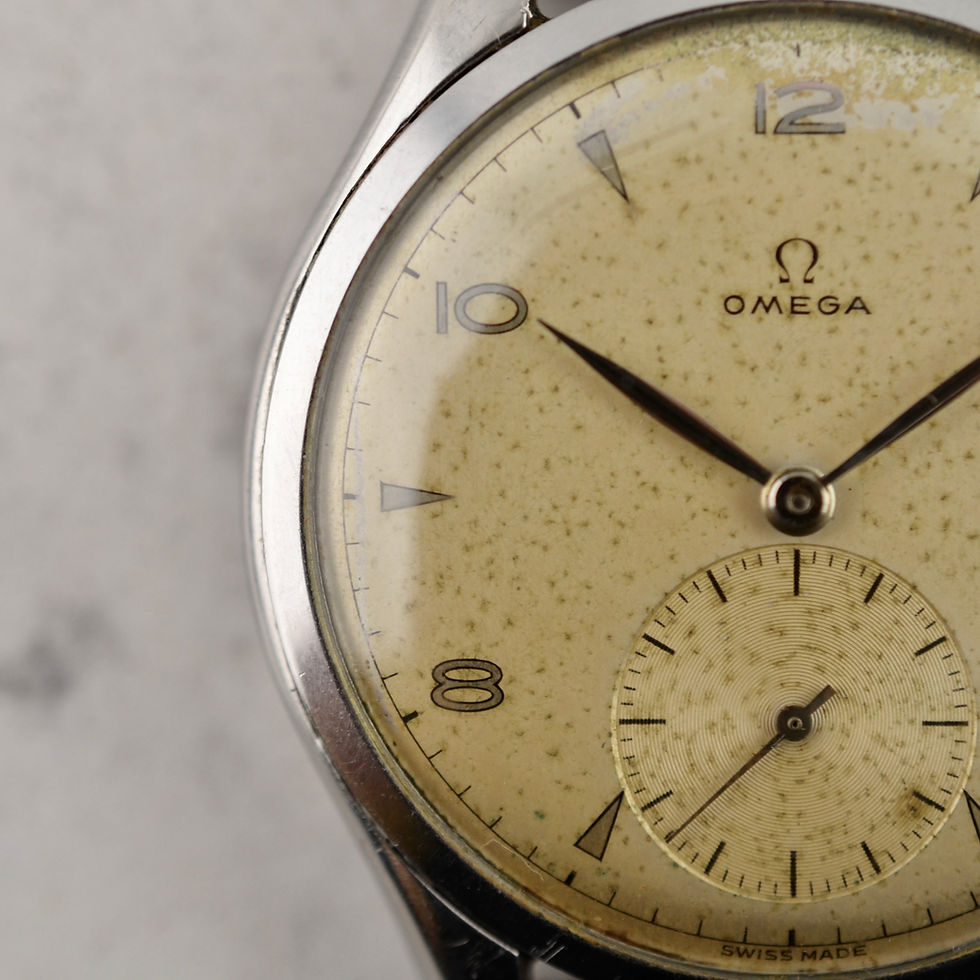 Thumbnail: Omega Jumbo Calatrava, ref. 2505-1, cal. 30 T2 in steel with box