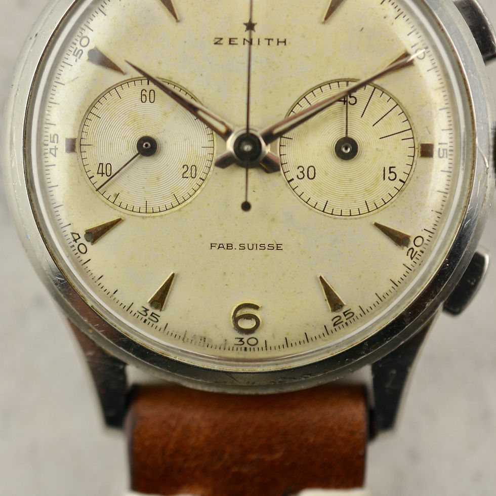 Thumbnail: Zenith oversized Chronograph, Cal. 143-6 in steel