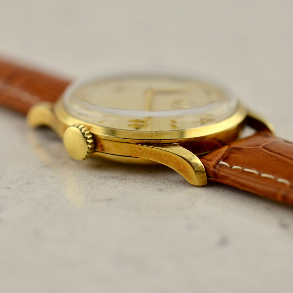 Thumbnail: Longines Calatrava, ref. 4858 in 14k yellow gold