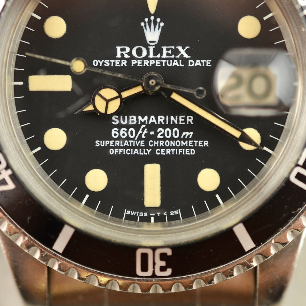 Thumbnail: Rolex Submariner ref. 1680 white, MK3 dial, in steel