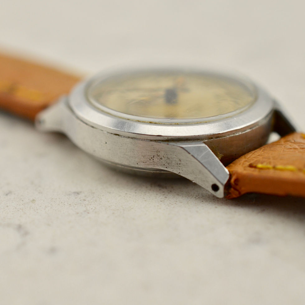 Thumbnail: Imperial Watch Co NY military clamshell, in stainless steel