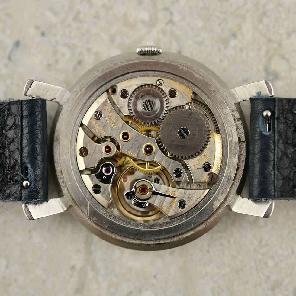 Thumbnail: IWC oversized Calatrava signed Gübelin, Cal. 88, in steel