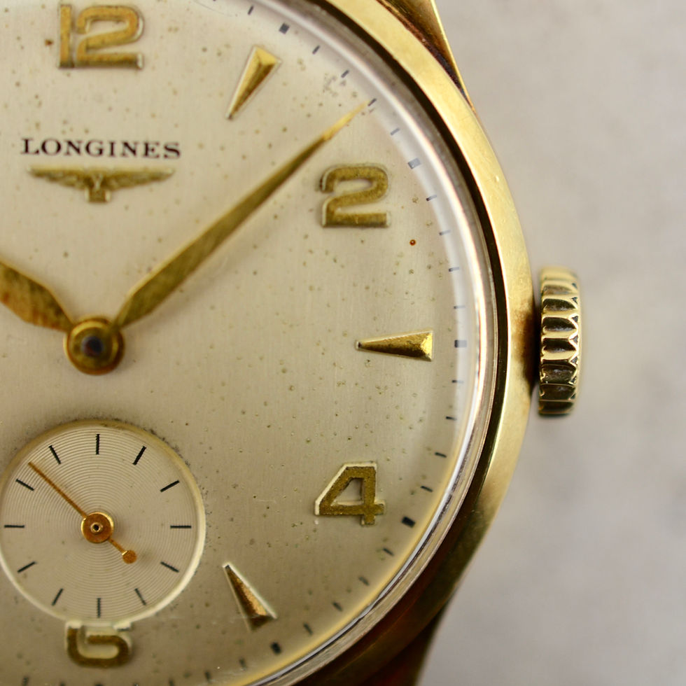 Thumbnail: Longines Calatrava, ref. 4858 in 14k yellow gold