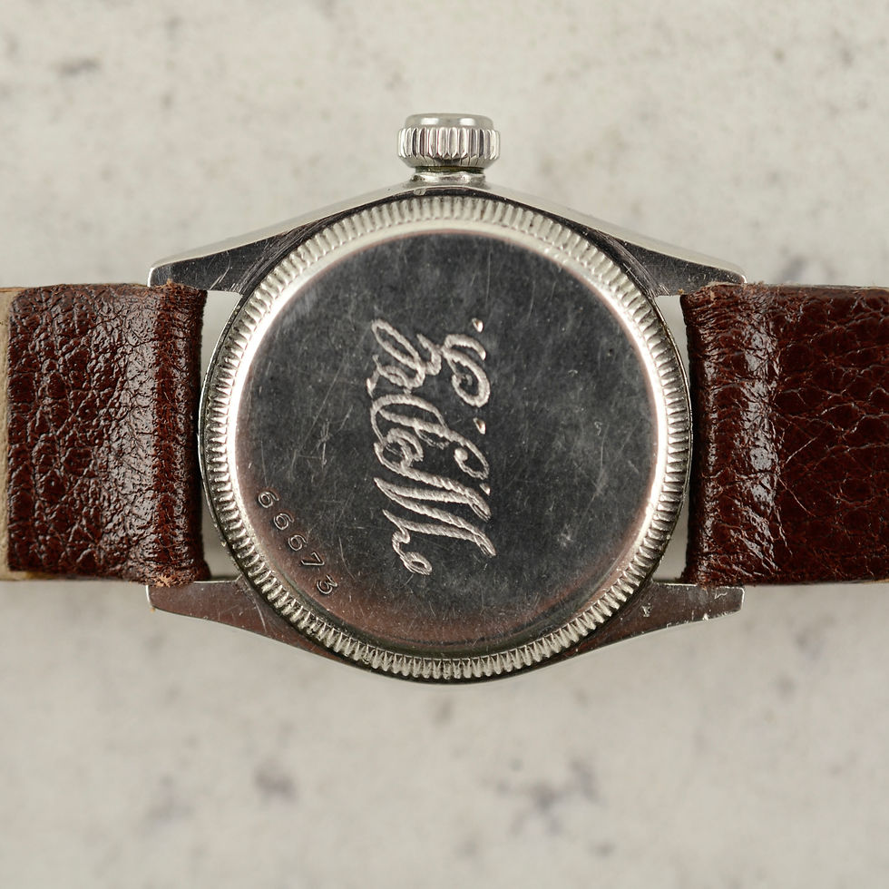 Thumbnail: Tudor Oyster by Rolex, Long-T logo, in stainless steel