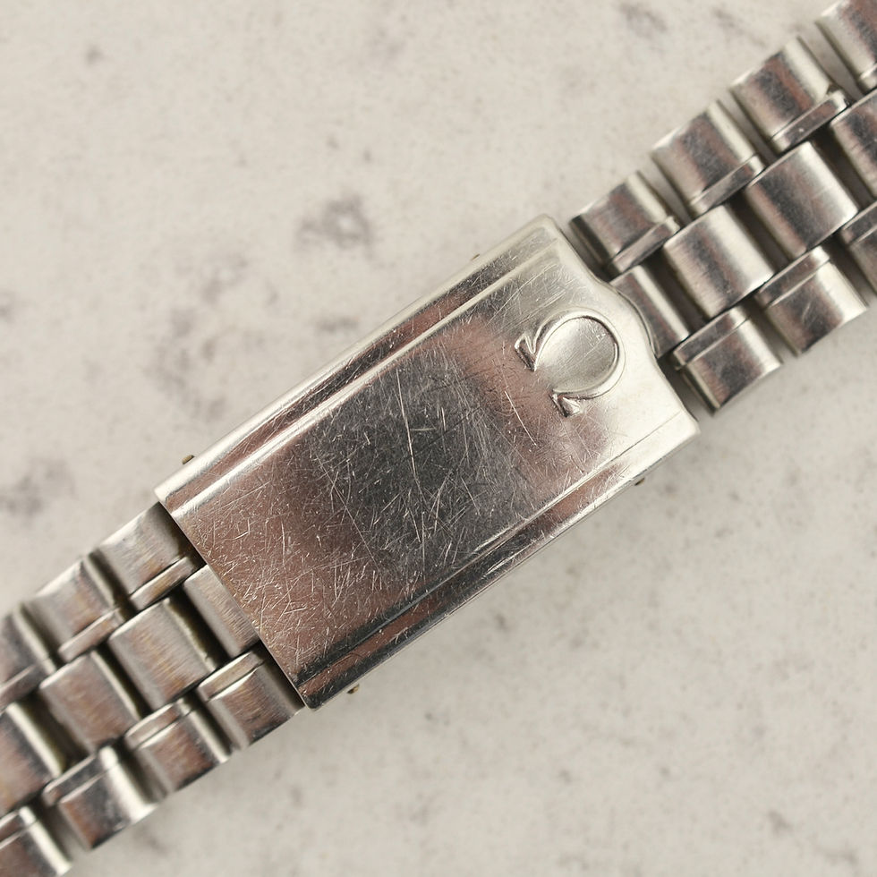 Thumbnail: Omega No.11 1098 stainless steel bracelet with 19mm 526 end-links