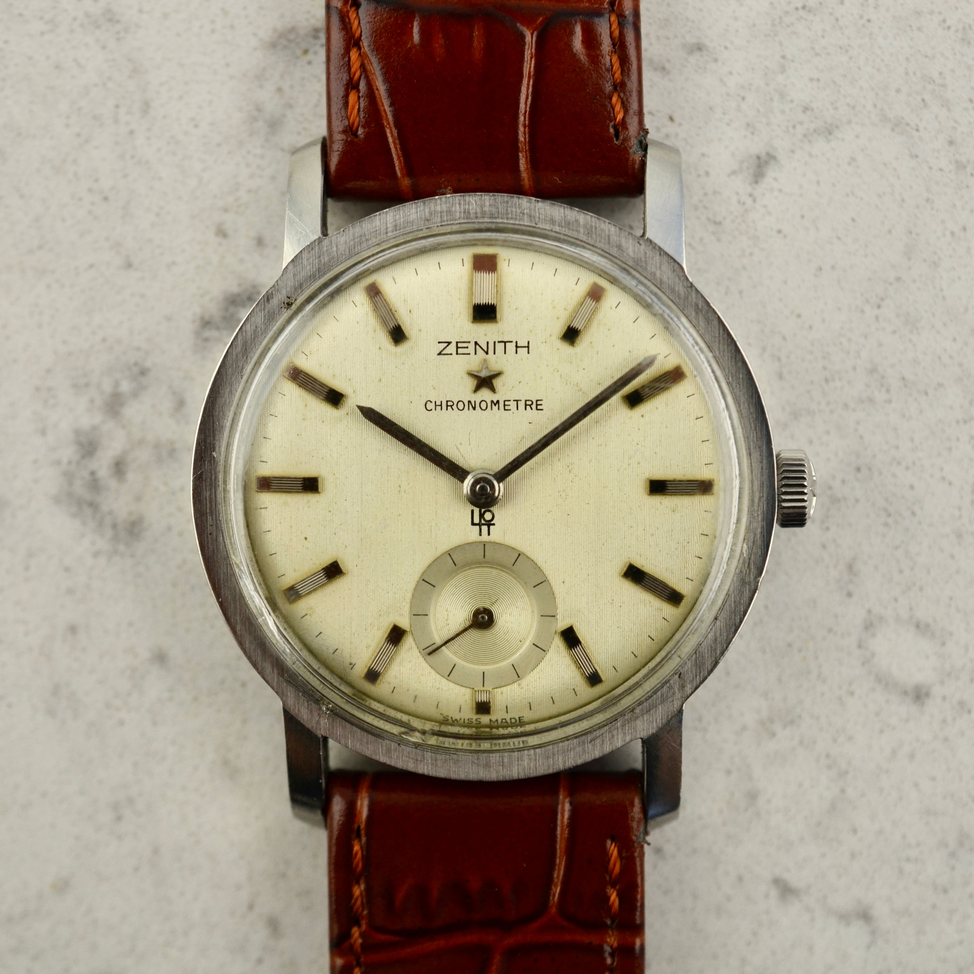 Zenith Chronometre Calatrava, cal. 40T in stainless steel