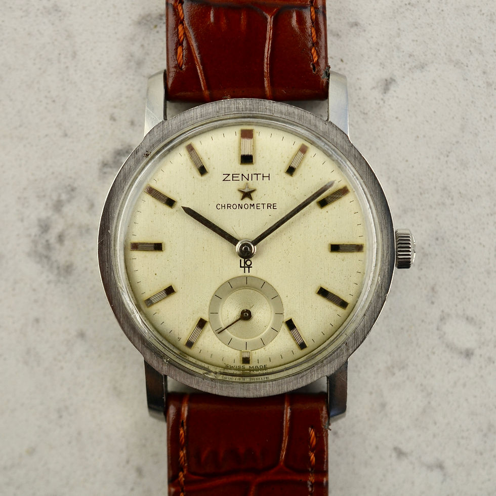 Zenith Chronometre Calatrava, cal. 40T in stainless steel