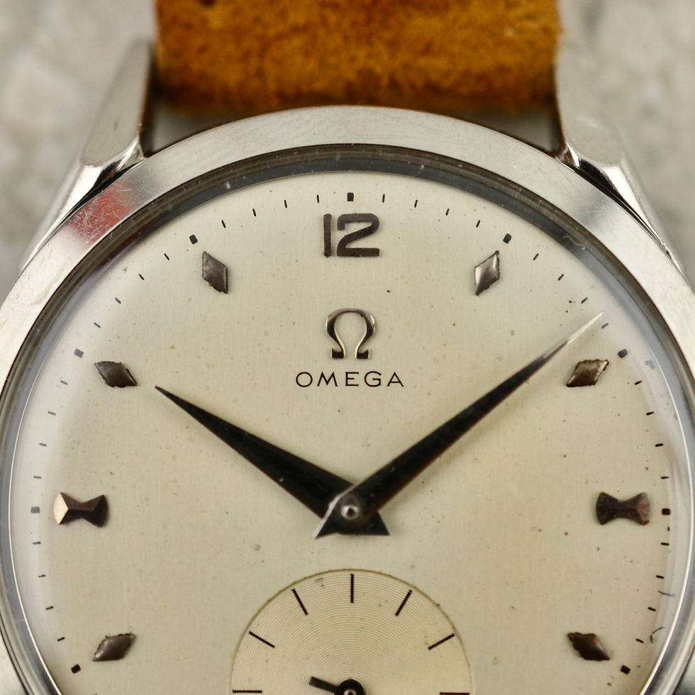 Thumbnail: Omega Calatrava Jumbo, ref. 2605-2 in steel