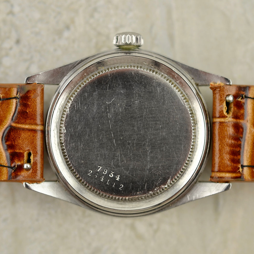 Thumbnail: Tudor Oyster by Rolex, Tropical Pie Pan dial, ref. 7934, in steel