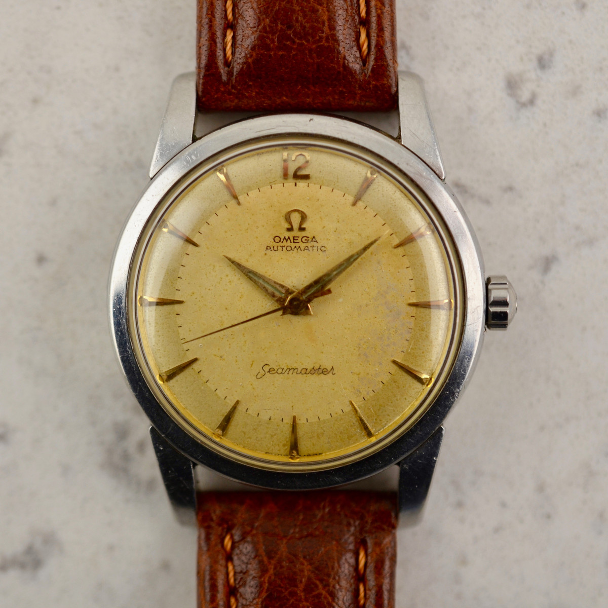 Omega Seamaster Automatic, Tropical dial, ref. 2846/2848-9 SC, in steel