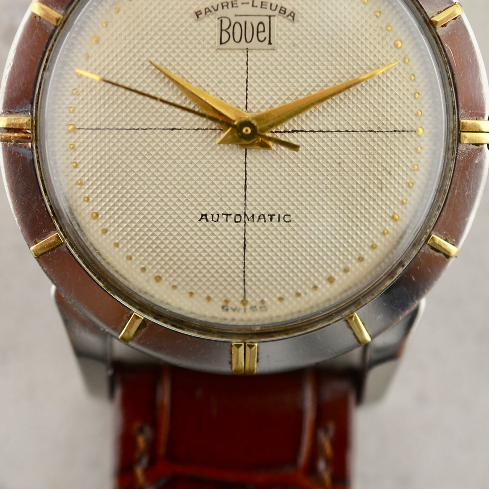 Thumbnail: Favre-Leuba Bovet Automatic, ref. 220 in gold and steel