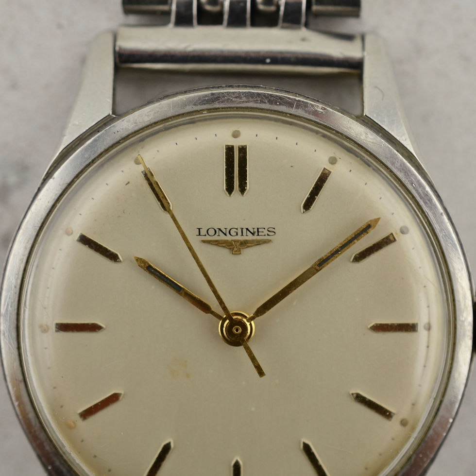 Thumbnail: Longines Calatrava ref. 6995-3, in stainless steel