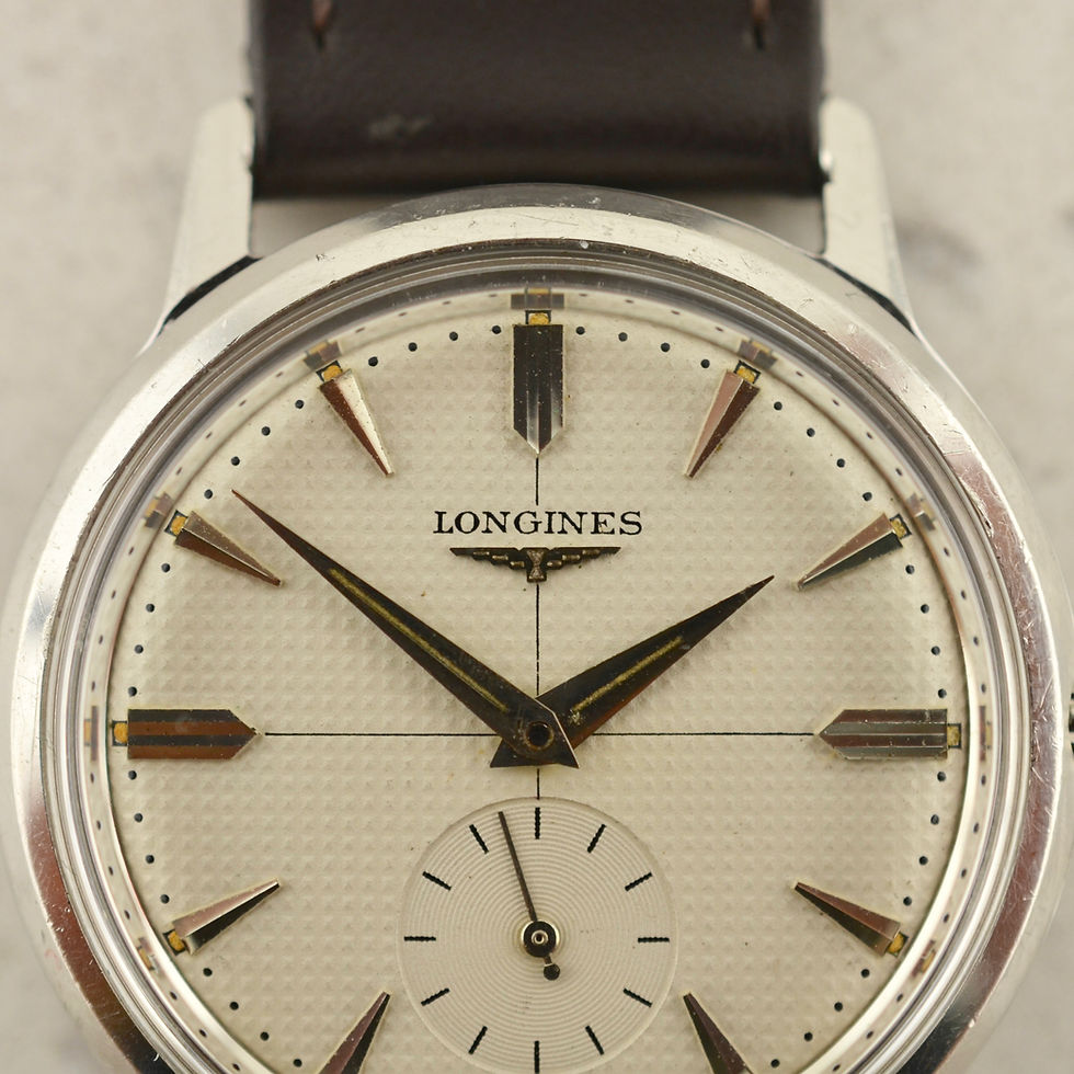 Thumbnail: Longines manual wind Calatrava, ref.2350-23 ZB in steel