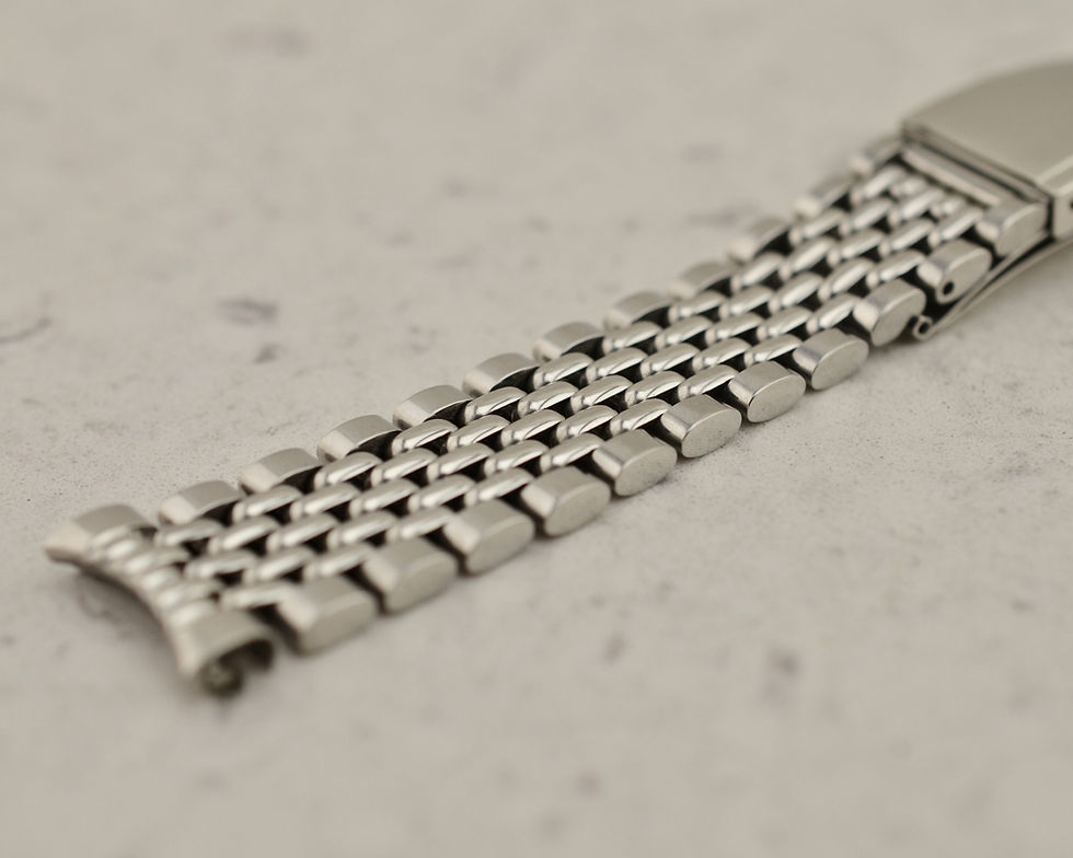 Thumbnail: Omega ref. 8220 steel bracelet with no. 11 end links