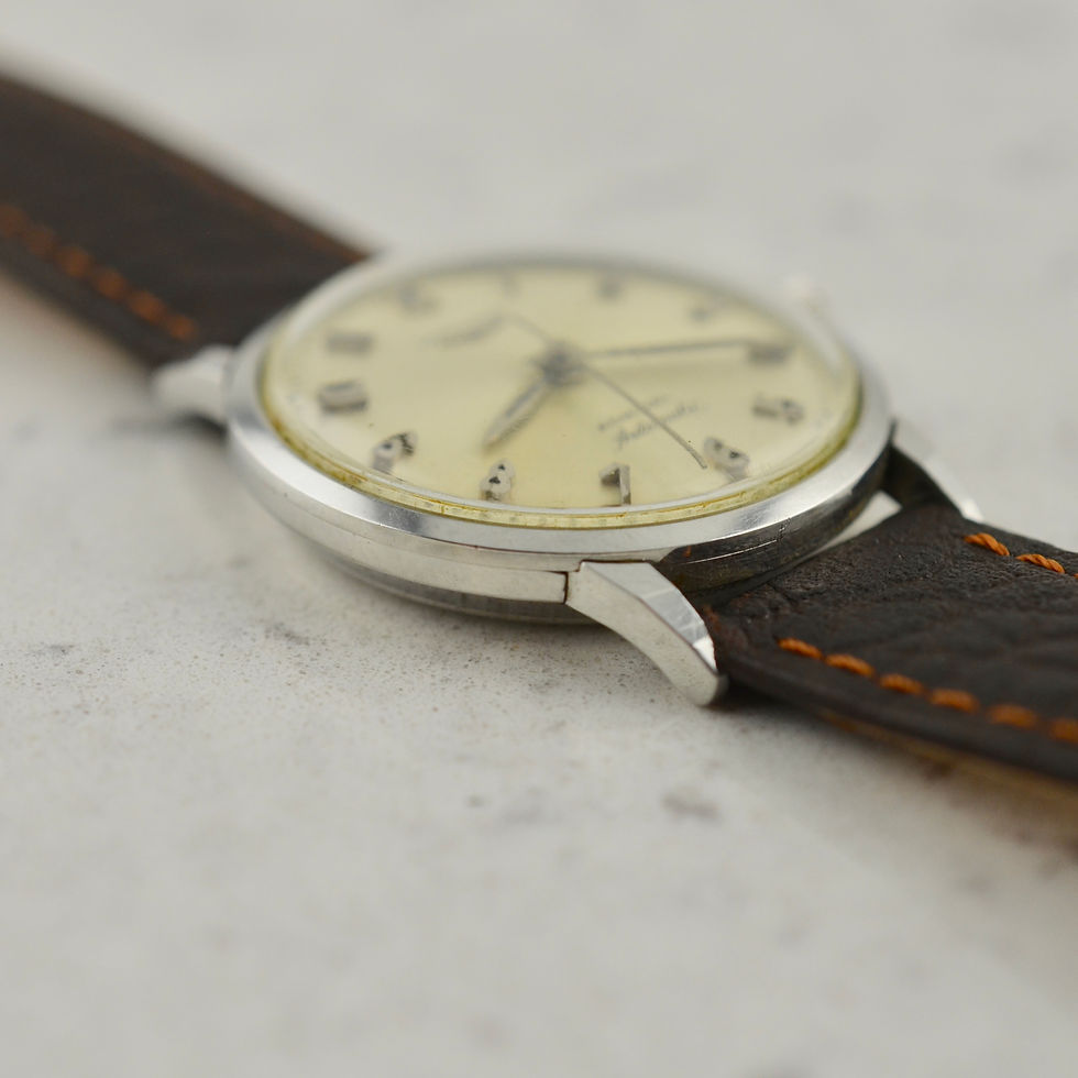 Thumbnail: Longines Automatic Admiral 1200, in steel, with boxes & bracelet
