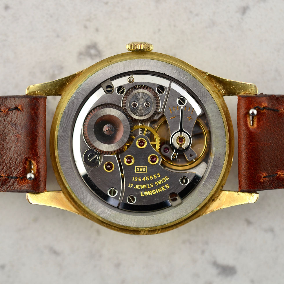 Thumbnail: Longines Calatrava, ref 6986 in 18ct yellow gold