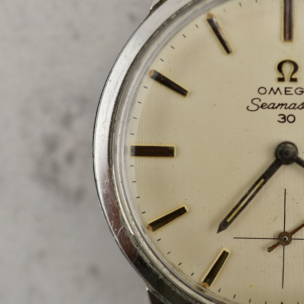 Thumbnail: Omega Seamaster 30, ref. 125.007-63, ribbon dial, in stainless steel