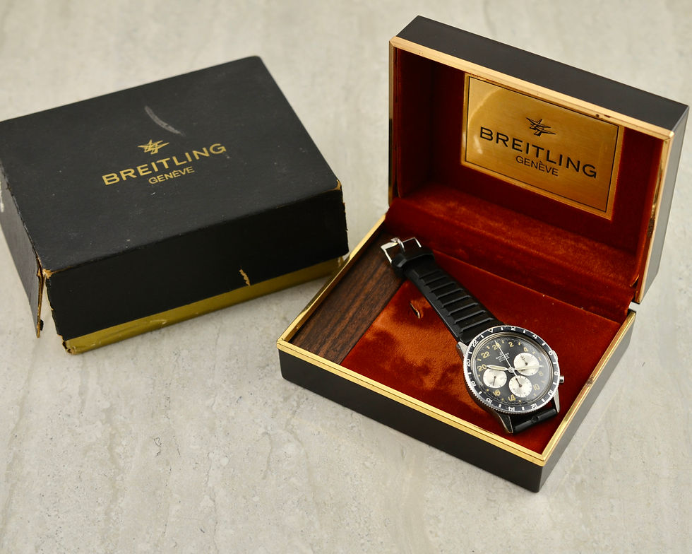 Thumbnail: Breitling Unitime 24H Chronograph, ref. 1765, in steel w/ boxes