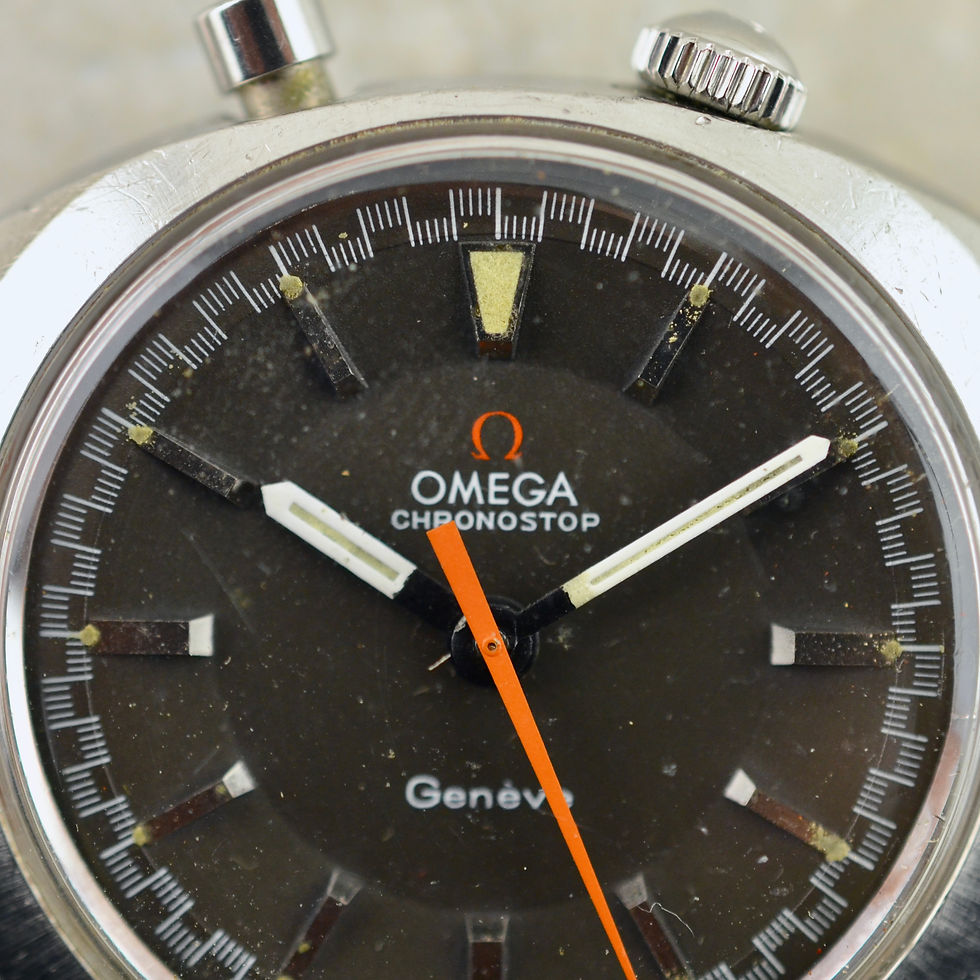 Thumbnail: Omega Chronostop "Driver", ref. 145.010, in steel