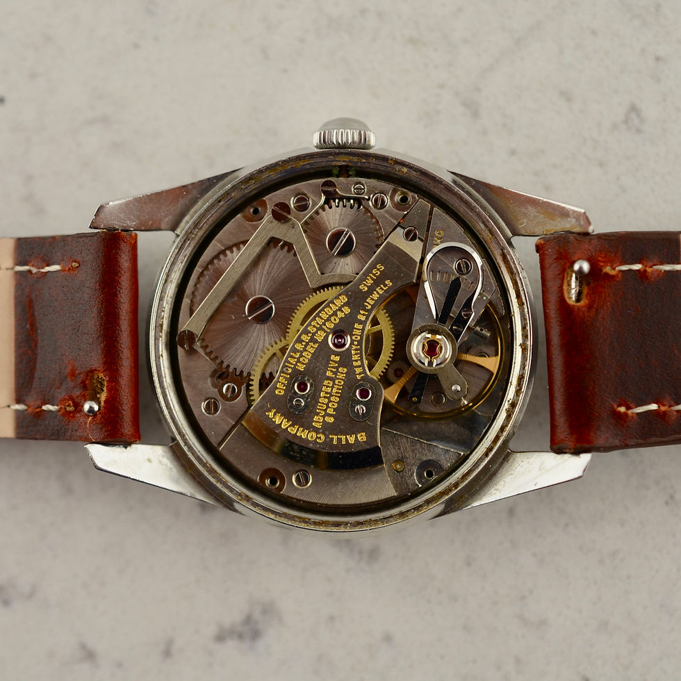 Thumbnail: Ball Official RR Standard, ref. 1604-B, in stainless steel