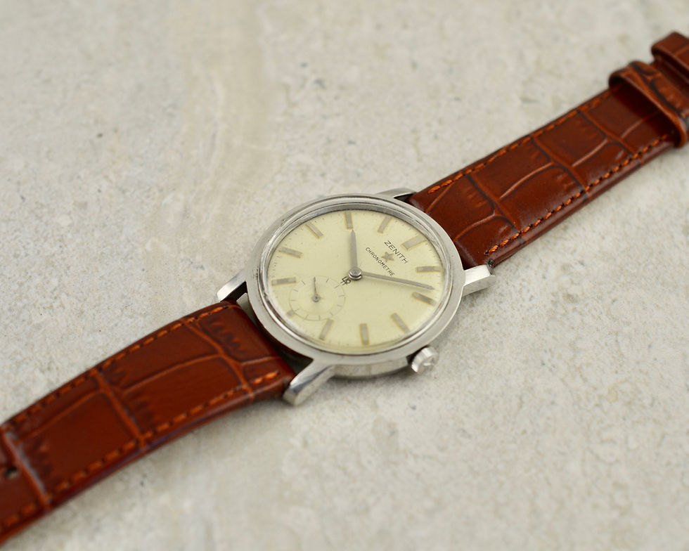 Thumbnail: Zenith Chronometre Calatrava, cal. 40T in steel