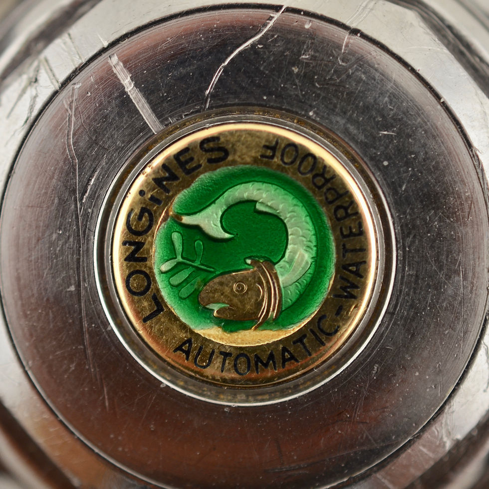 Thumbnail: Longines Automatic Conquest, Tropical dial, ref. 9000-8 in steel