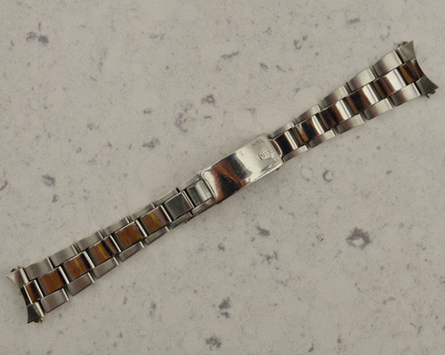 Rolex 7835 Oyster folded-link bracelet with 261 end-links in steel