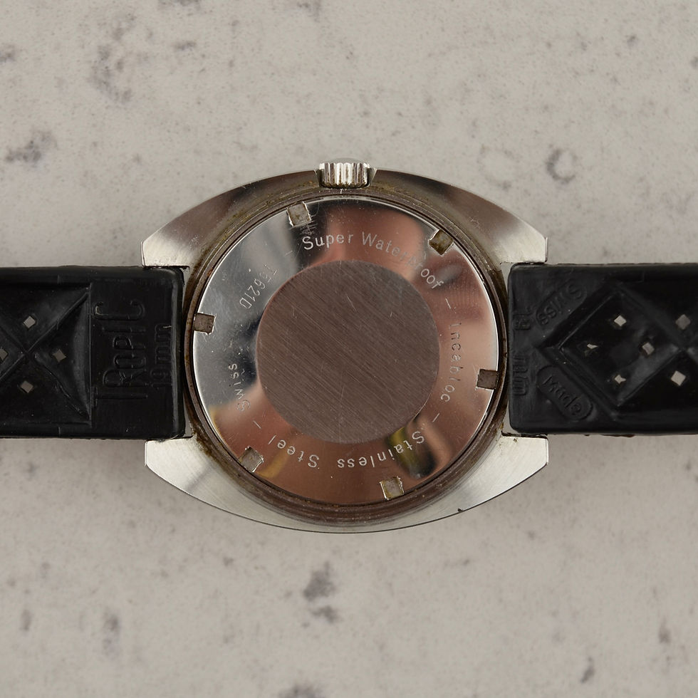 Thumbnail: Cerberus DS Revue Automatic, bakelite bezel, in stainless steel