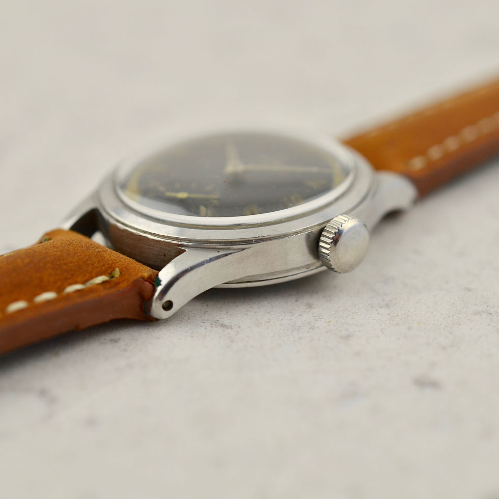 Thumbnail: Omega Military Calatrava, ref. 2165, cal. 26 SOB T3 in steel