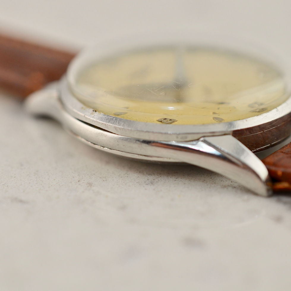 Thumbnail: Longines oversized Calatrava, ref. 7035-3, in steel