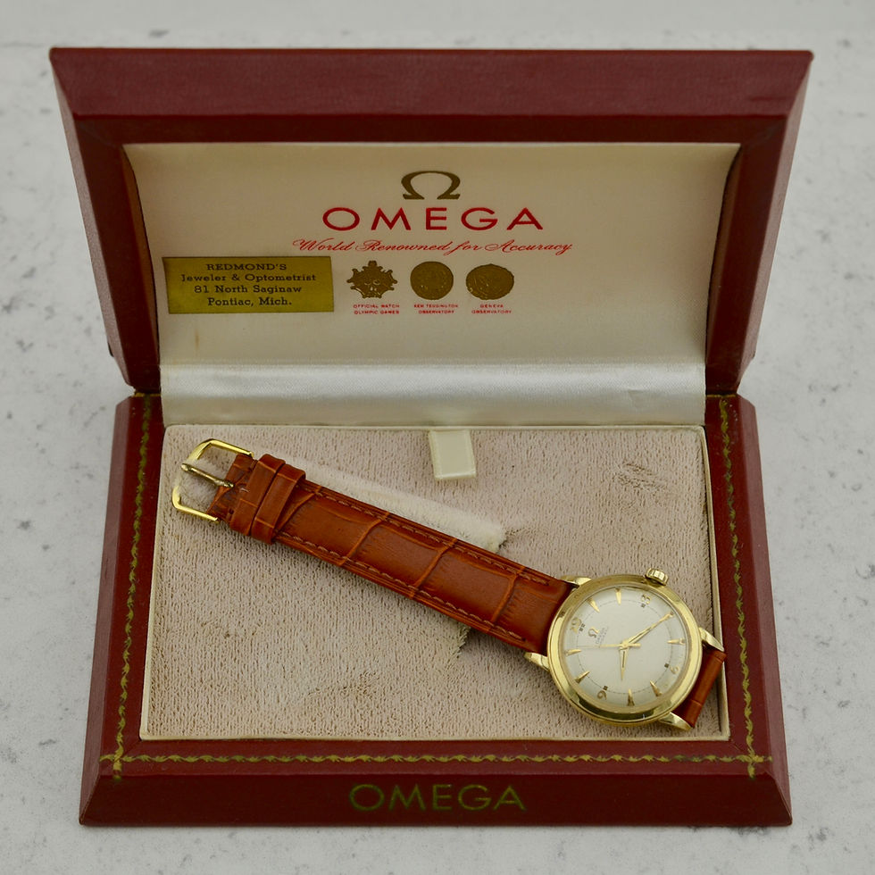 Thumbnail: Omega Automatic, ref. G6525 in 14k yellow gold