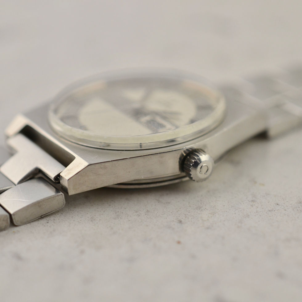 Thumbnail: Omega Automatic Genève, ref. 166.0120 in stainless steel