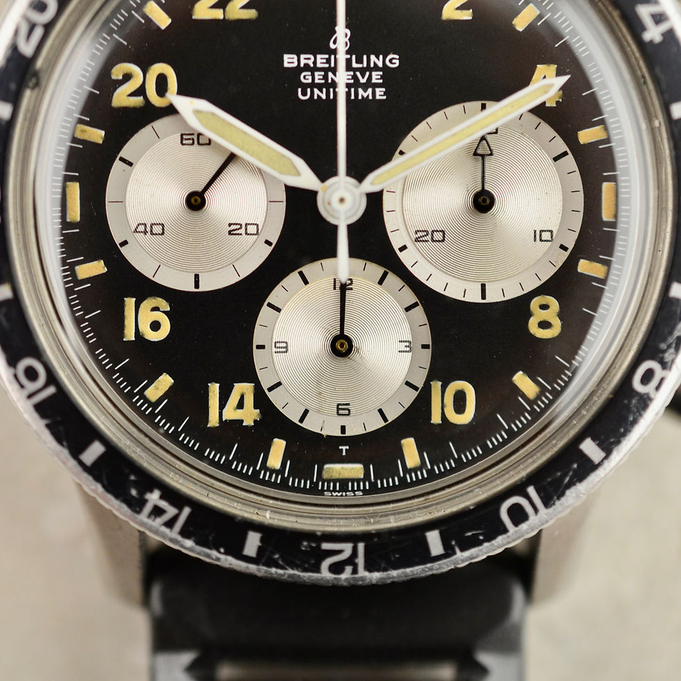 Thumbnail: Breitling Unitime 24H Chronograph, ref. 1765, in steel w/ boxes