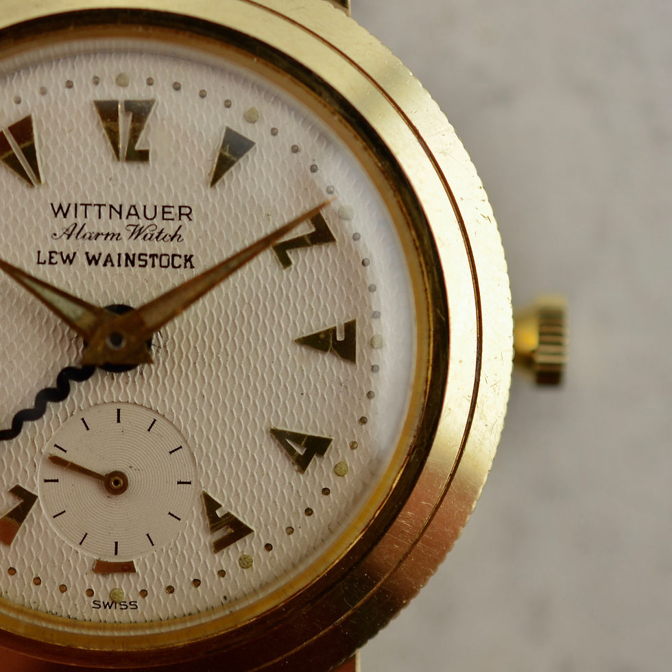 Thumbnail: Wittnauer Alarm Watch, ref. 1216 in 10k gold fill, boxes & papers