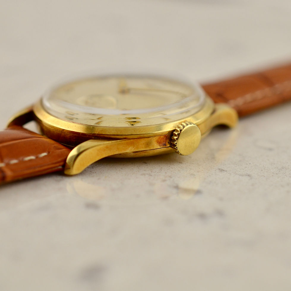 Thumbnail: Longines Calatrava, ref. 4858 in 14k yellow gold
