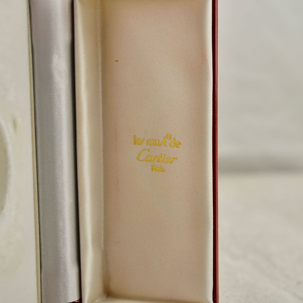 Thumbnail: Cartier Ceinture Burgundy enamel travel alarm desk clock with box