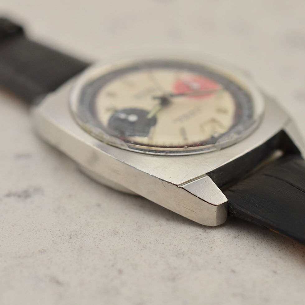 Thumbnail: Gruen Precision Chronograph, ref. 770CA, in stainless steel