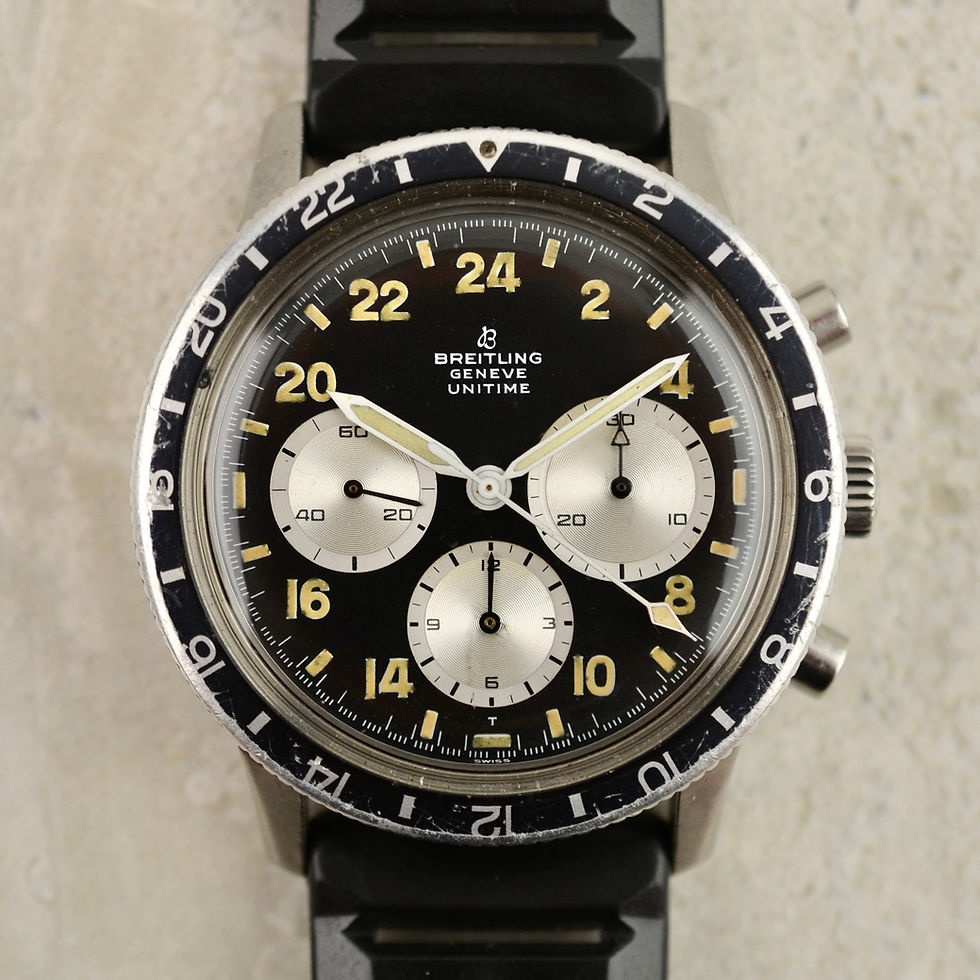 Thumbnail: Breitling Unitime 24H Chronograph, ref. 1765, in steel w/ boxes