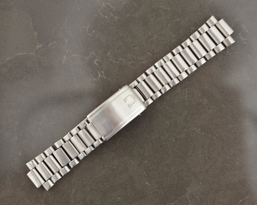 Omega No.12 1502 stainless steel bracelet