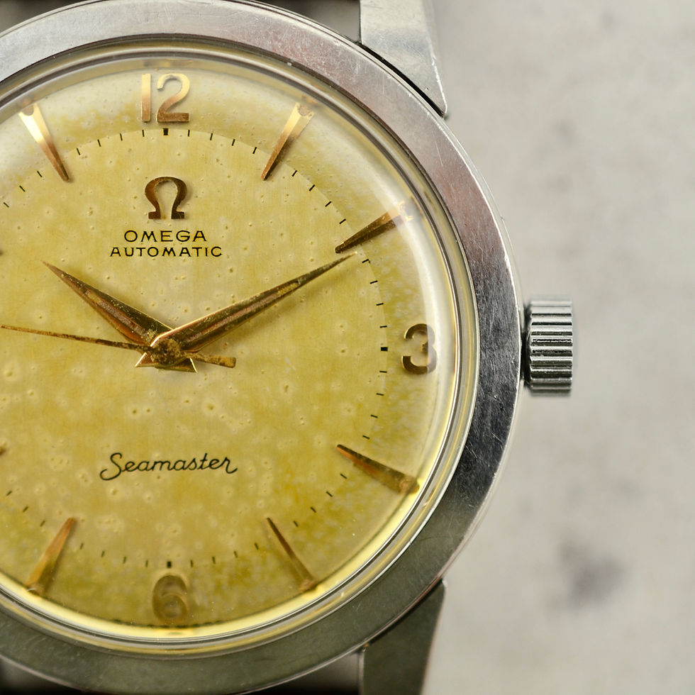 Thumbnail: Omega Seamaster Automatic, tropical dial, ref. 2767-3 SC, in steel