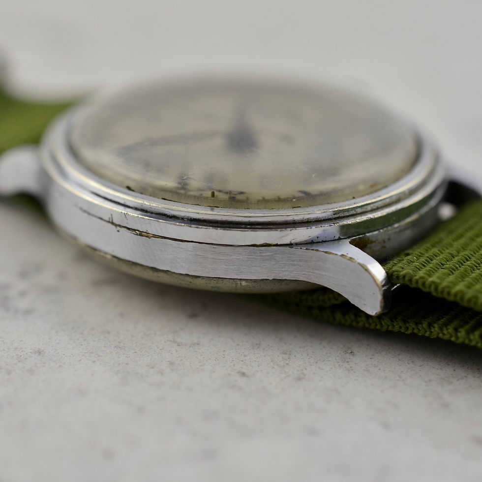 Thumbnail: Lowenthal by Bovet Freres, Jumbo Monopusher Chronograph, Landeron Hahn, in steel