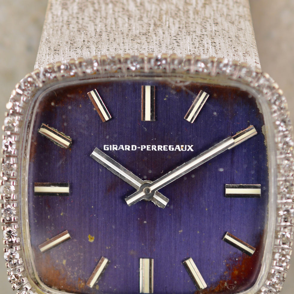 Thumbnail: Girard Perregaux ref. 9317 GF with diamond bezel, in 18k white gold