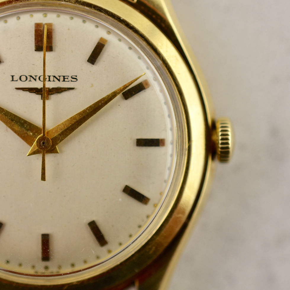 Thumbnail: Longines Calatrava, ref. 6515-2 in 14k yellow gold