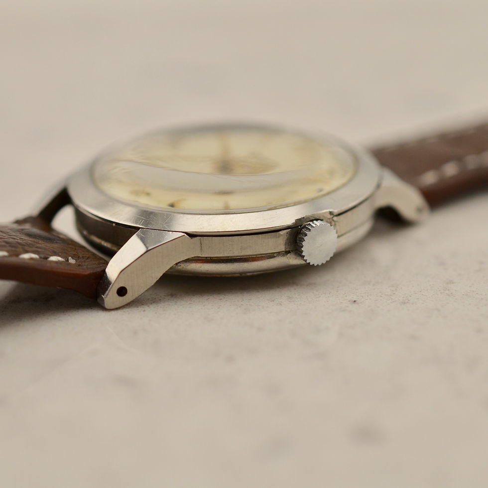 Thumbnail: Movado Calatrava ref. 18629 in stainless steel