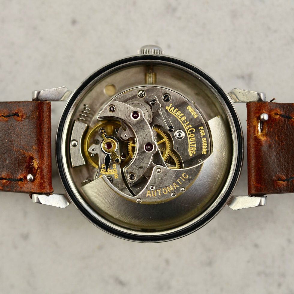 Thumbnail: Jaeger LeCoultre Automatic Powermatic Bumper, ref. E365 in steel