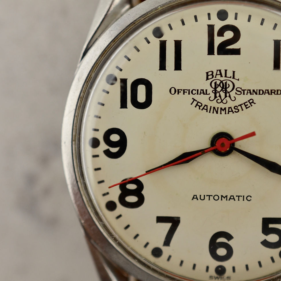 Thumbnail: Ball Official RR Standard Trainmaster Automatic, ref. 2821, in steel