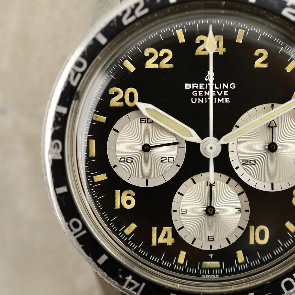 Thumbnail: Breitling Unitime 24H Chronograph, ref. 1765, in steel w/ boxes