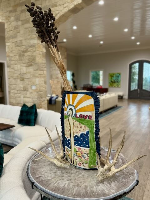 Branch Water Ranch Love Vase